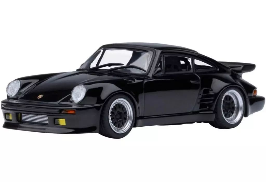 新品】ミニカー 1/64 ポルシェ 911 (930) ターボ ブラックバード