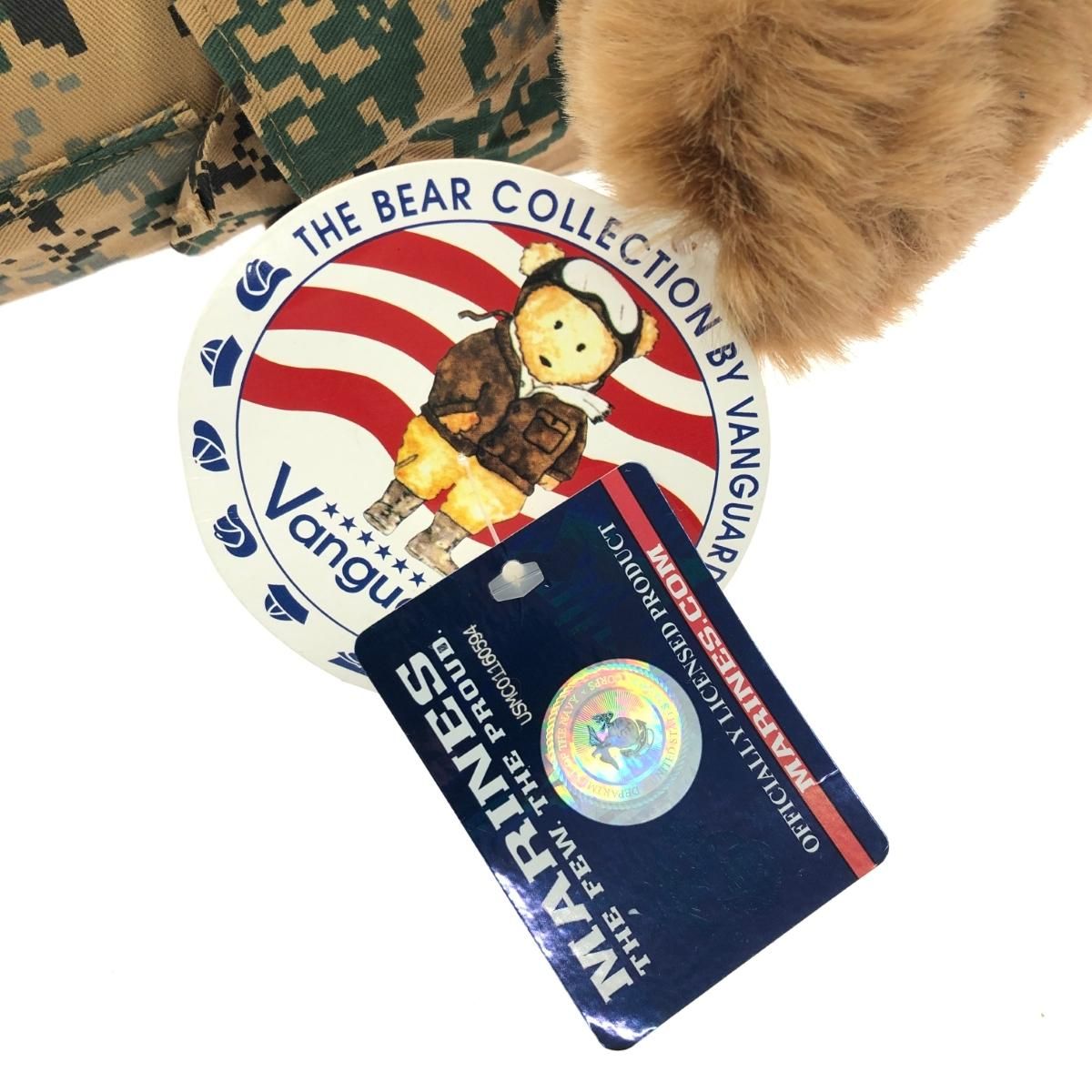 良好  ザベアコレクションヴァンガード テディベア ぬいぐるみ   ブラウン 迷彩/デジカモ/USMC/海兵隊  　240002229990 良好 ザベアコレクションヴァンガード テディベア ぬいぐるみ