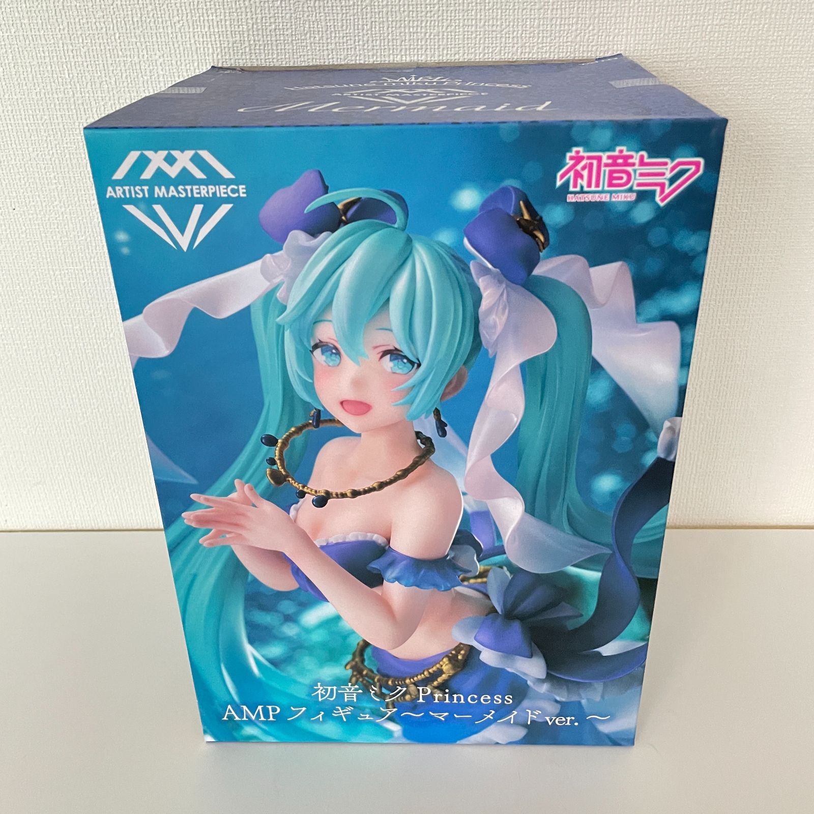 AMP 初音ミク フィギュア 通常Ver. タイクレ限定 2点セット 初音ミク Princess AMP フィギュア～マーメイド タイクレ限定版