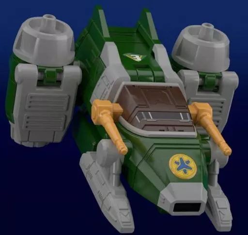 [Used] Food Toy Plastic Model 3. Green Hover “Super Minipura Emergency Rescue Squadron Gogo 5 Emergency Combined Victory Robo”