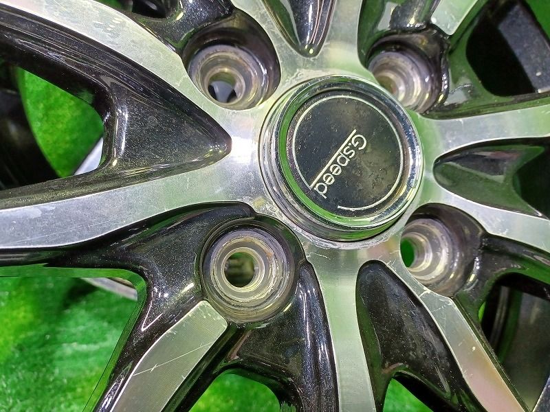 社外 ジースピード 14ｲﾝﾁ 4.5J 4穴 4本 100 45 FFCRYSTALESIA_COM