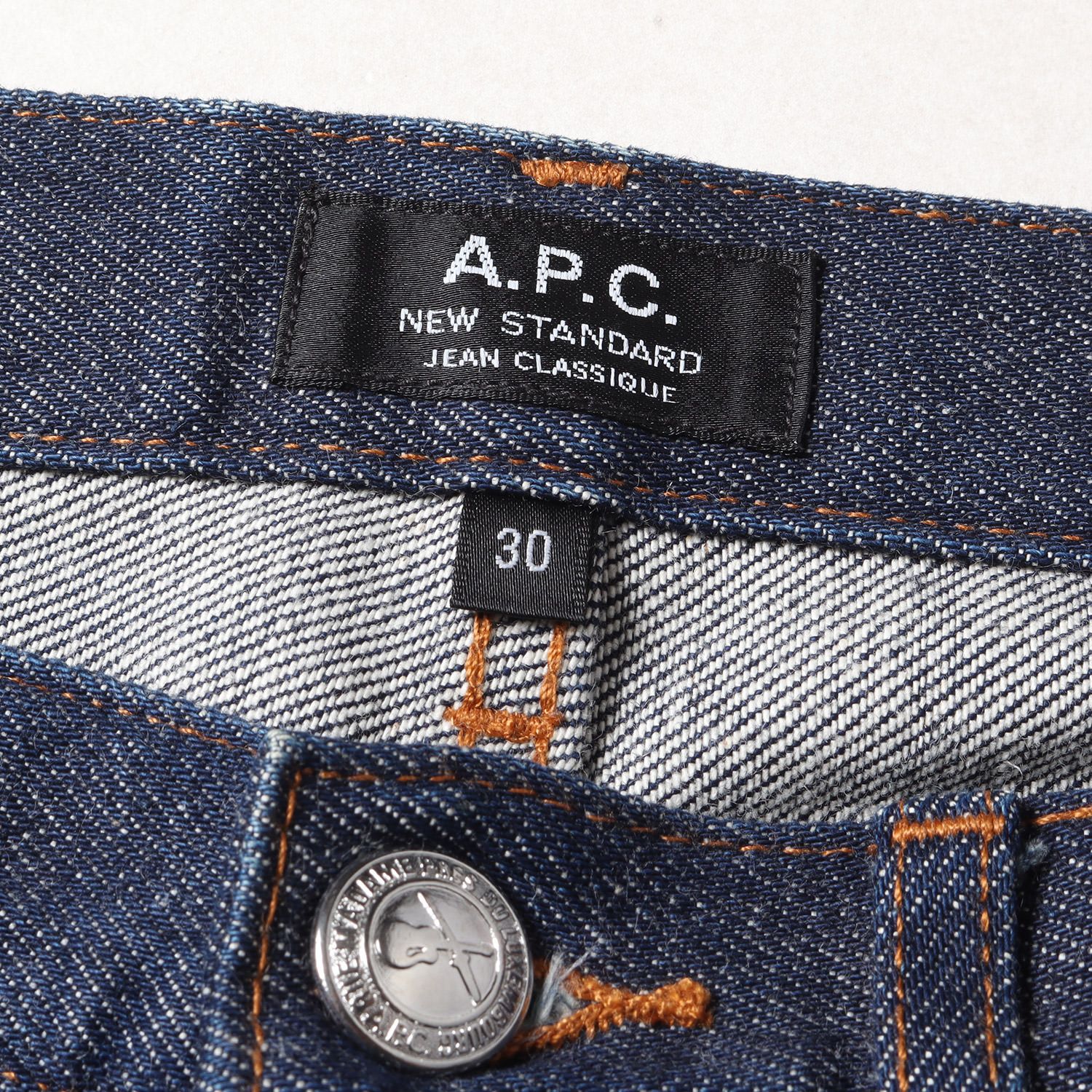 A.P.C. アーペーセー デニムパンツ サイズ:30 テーパード ボタン