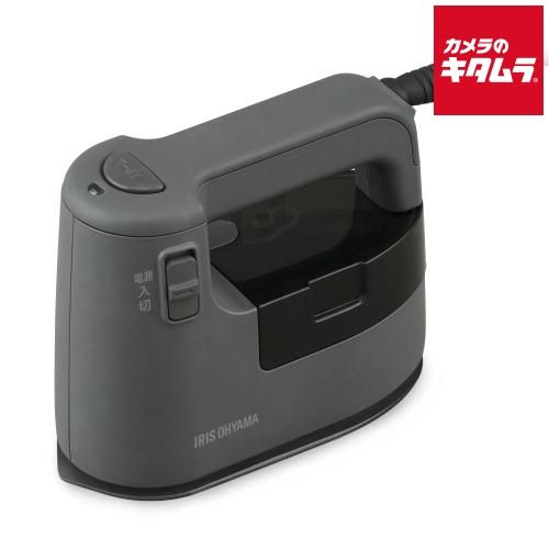 アイリスオーヤマ 衣類用スチーマー IRS-02-HA アッシュ