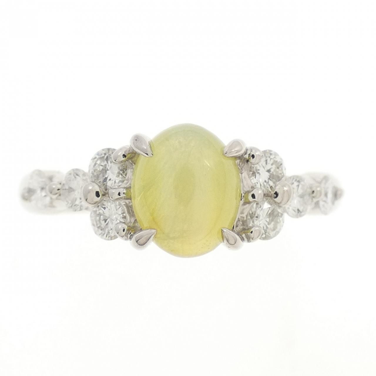 PT900 クリソベリルキャッツアイ リング 1.37CT - メルカリ 