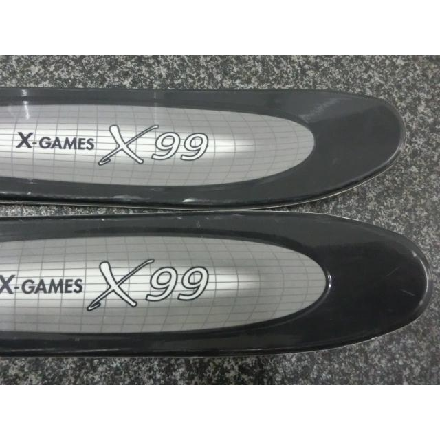 中古品 X-GAMES ファンスキー スキー板 X99