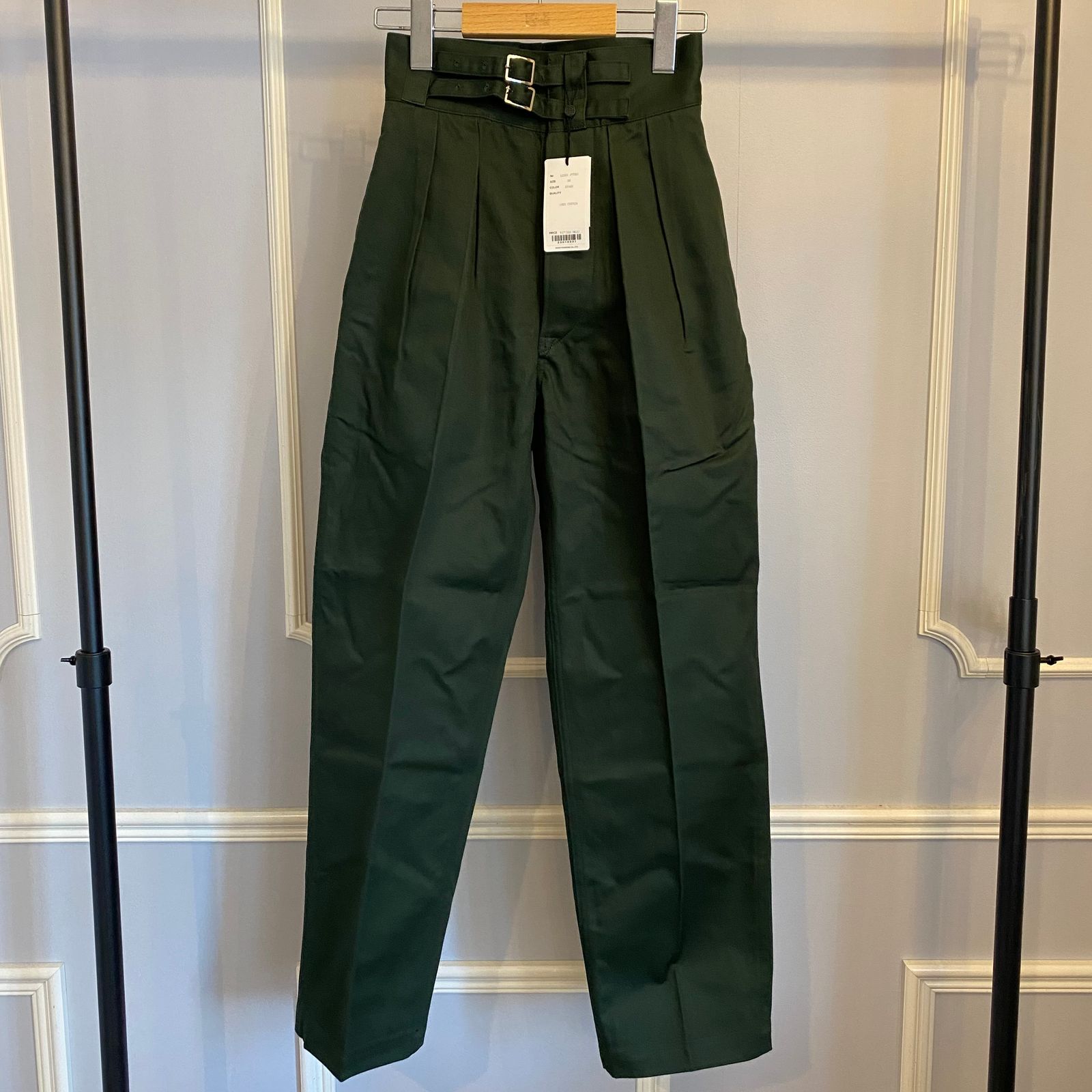 ♥ LENO 00 レディース チノパン KHAKI BA327