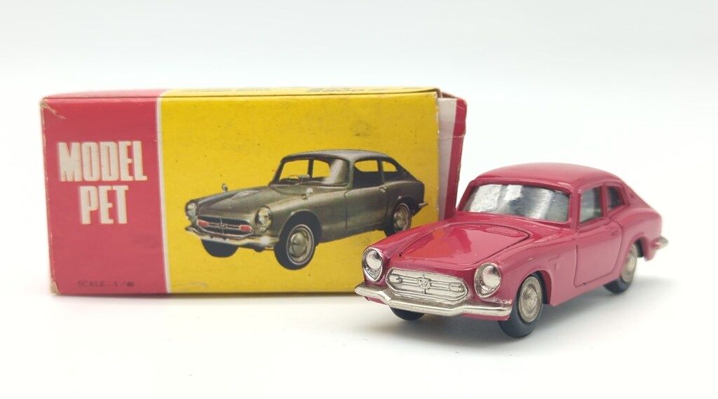 アサヒ玩具 1/40モデルペット ホンダS800 クーペ/レッド 34 - メルカリ