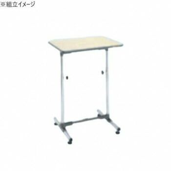 サカエ 軽量セルワーク作業台固定式 ポリエステル天板 600×450×645mm アイボリー CL-6045PMA