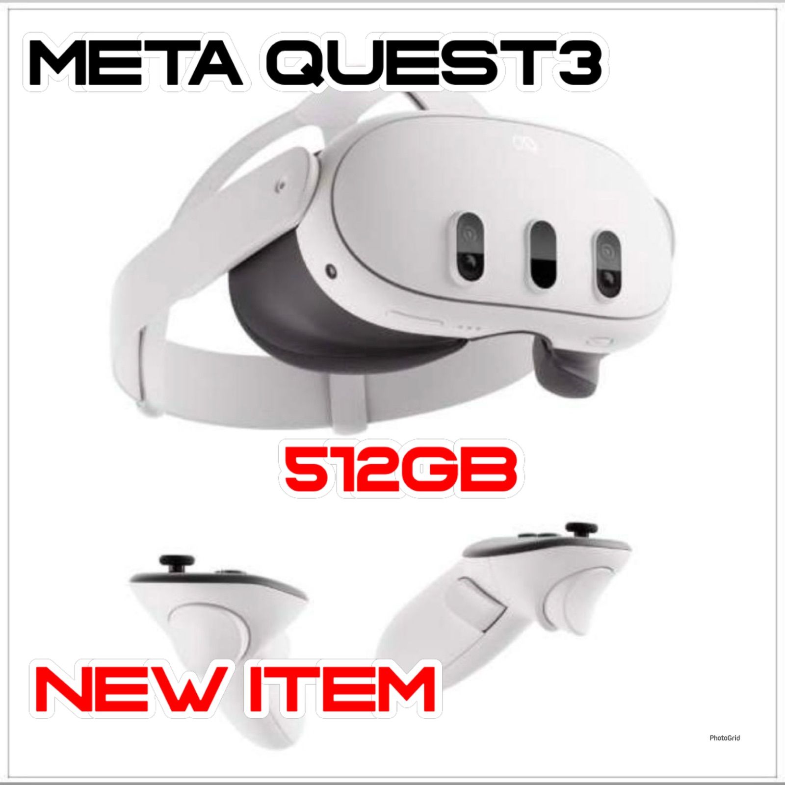 Meta Quest 3（メタ クエスト 3） 512GB VRヘッドセット - タブレット