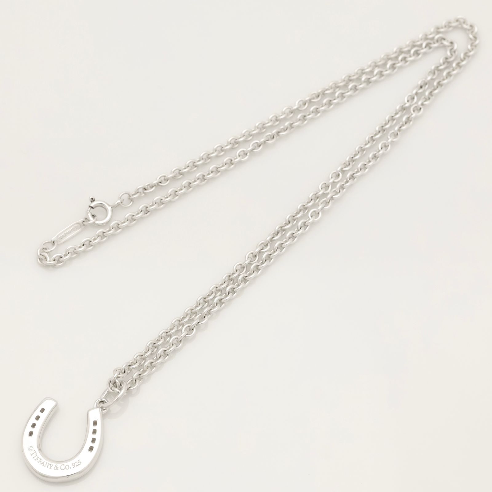 美品】ティファニー TIFFANY&Co. ホースシュー 馬蹄 ロゴ ネックレス