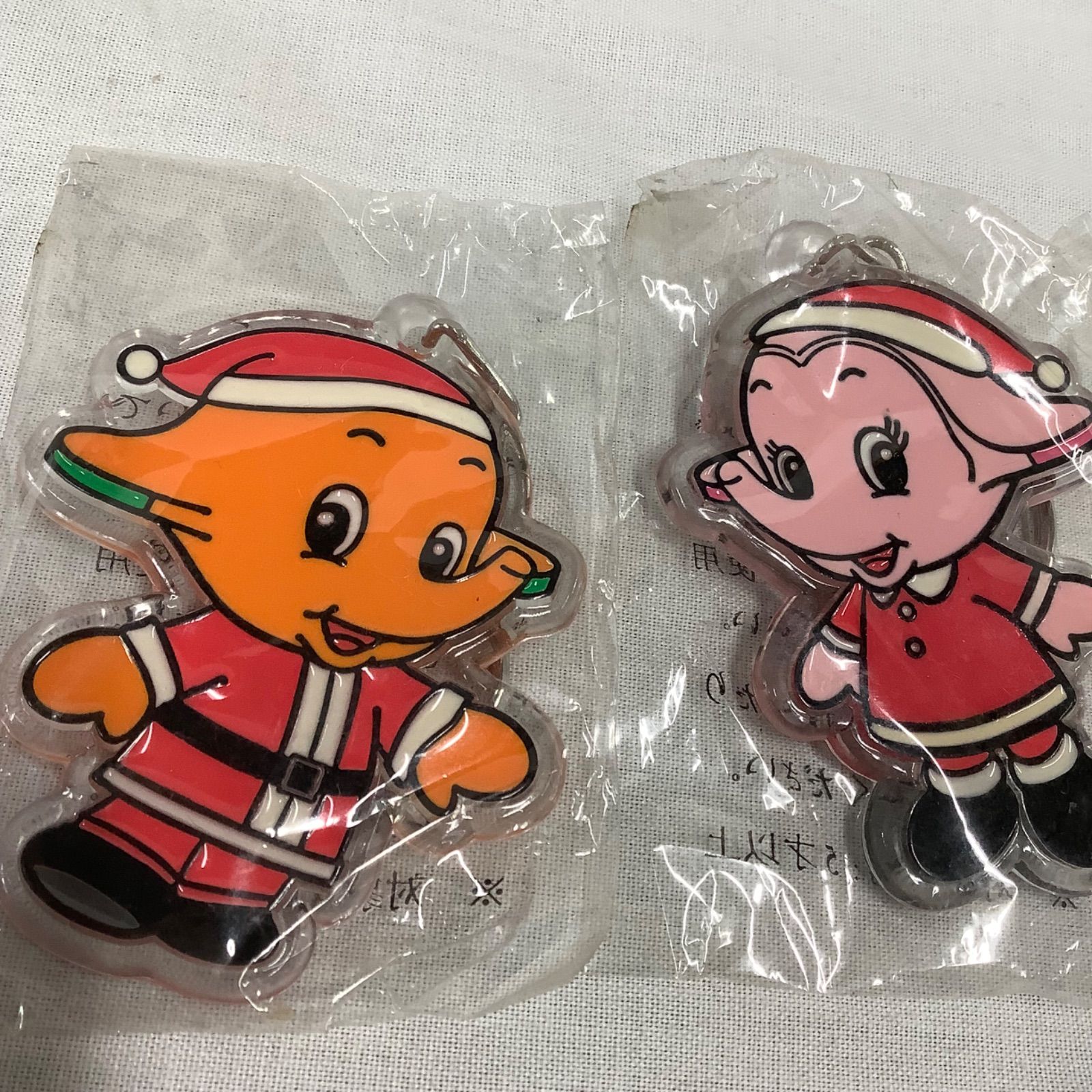 サトちゃんサトコちゃん キーホルダー 2個セット 佐藤製薬
