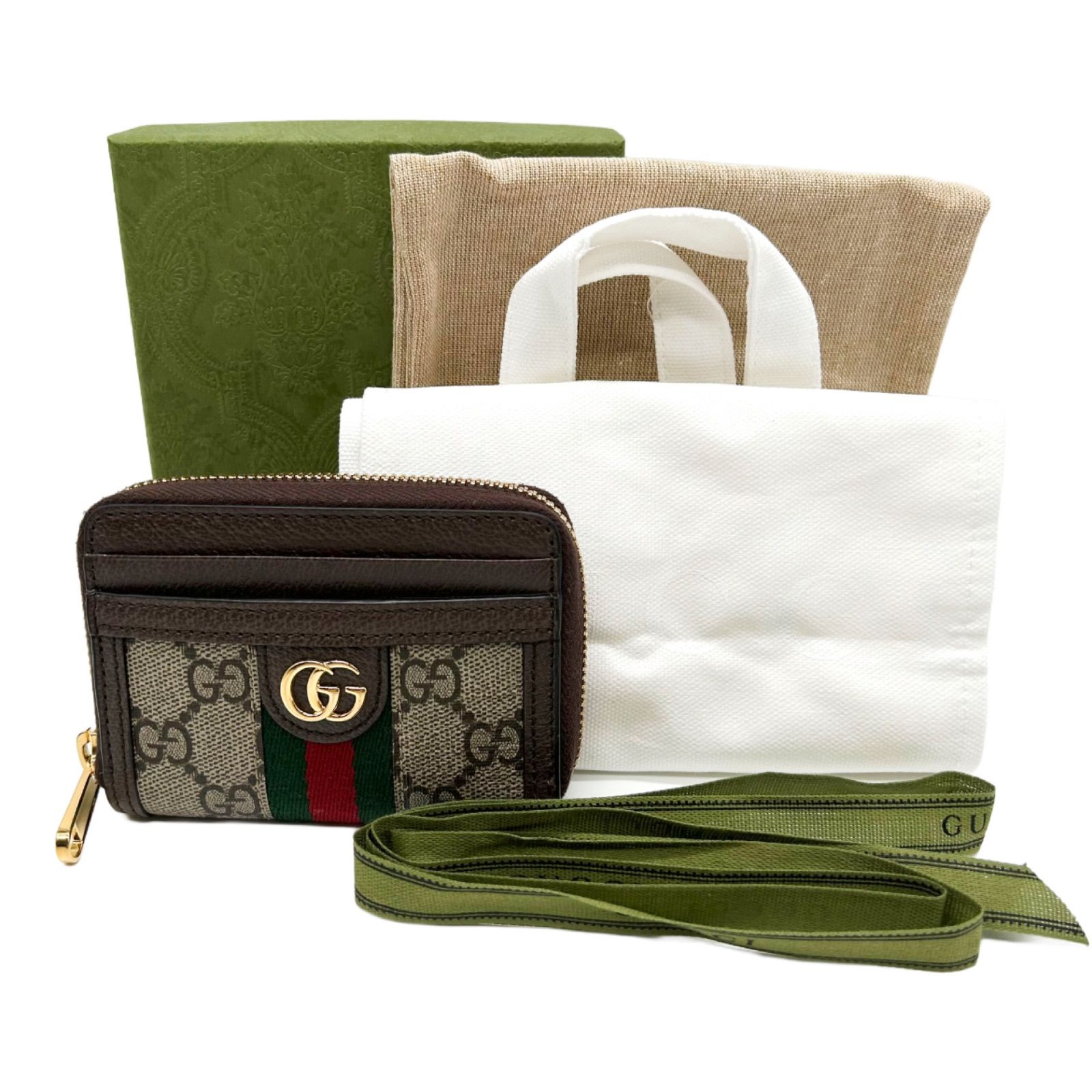 GUCCI グッチ オフィディア 美品 カードケース ウォレット GG 