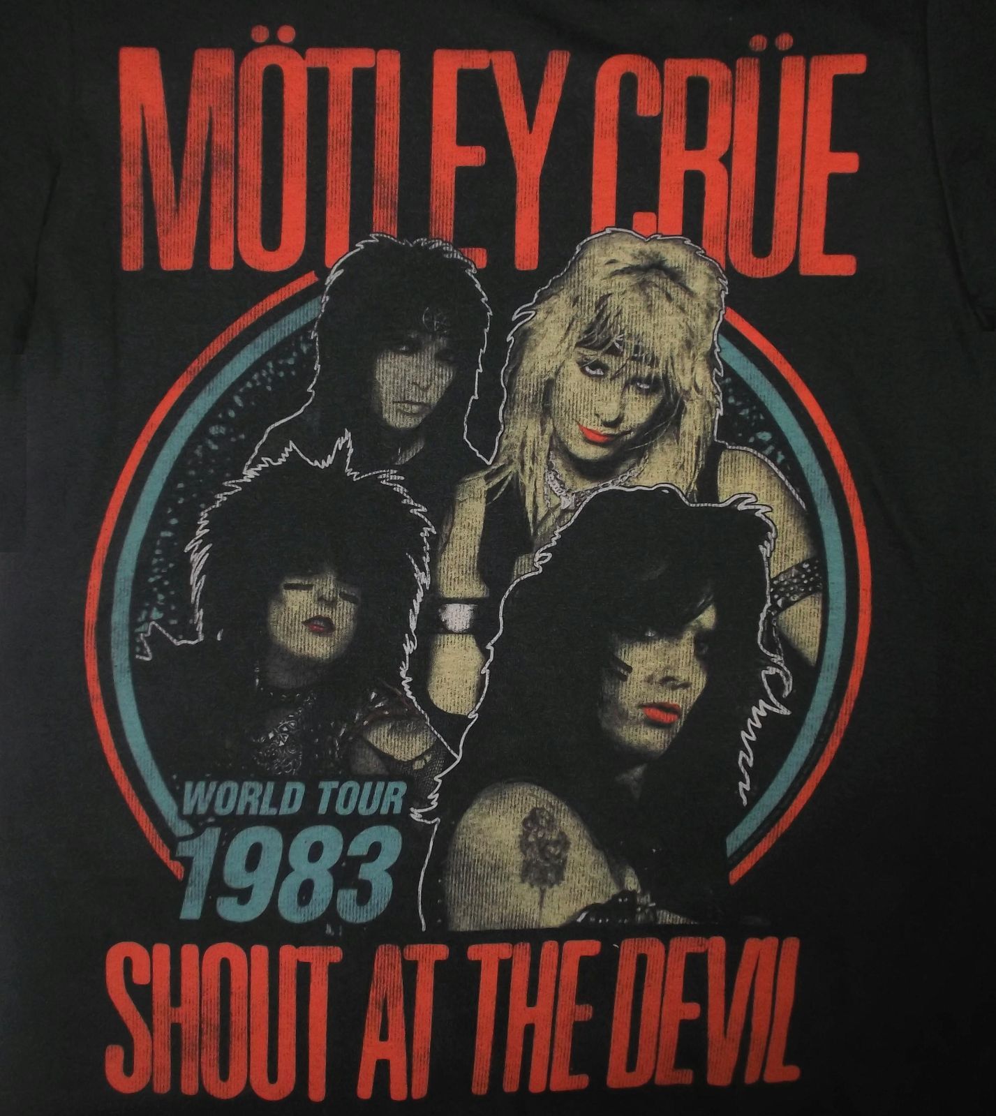 モトリー クルー Tシャツ Motley Crue Shout At The Devil ツアー復刻