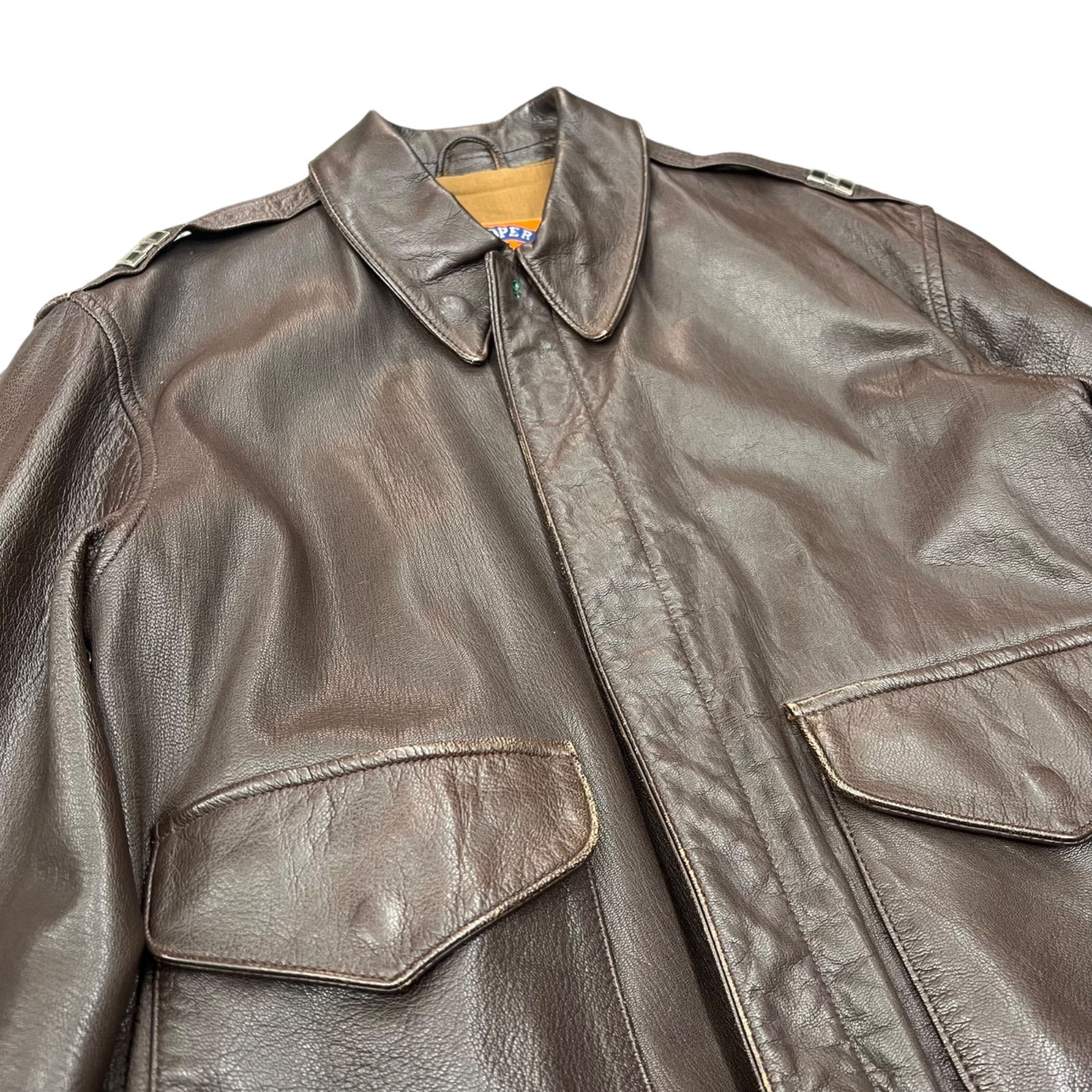 Cooper Sportswear a2 フライトジャケット リブ破れ有 80s 90s USA製