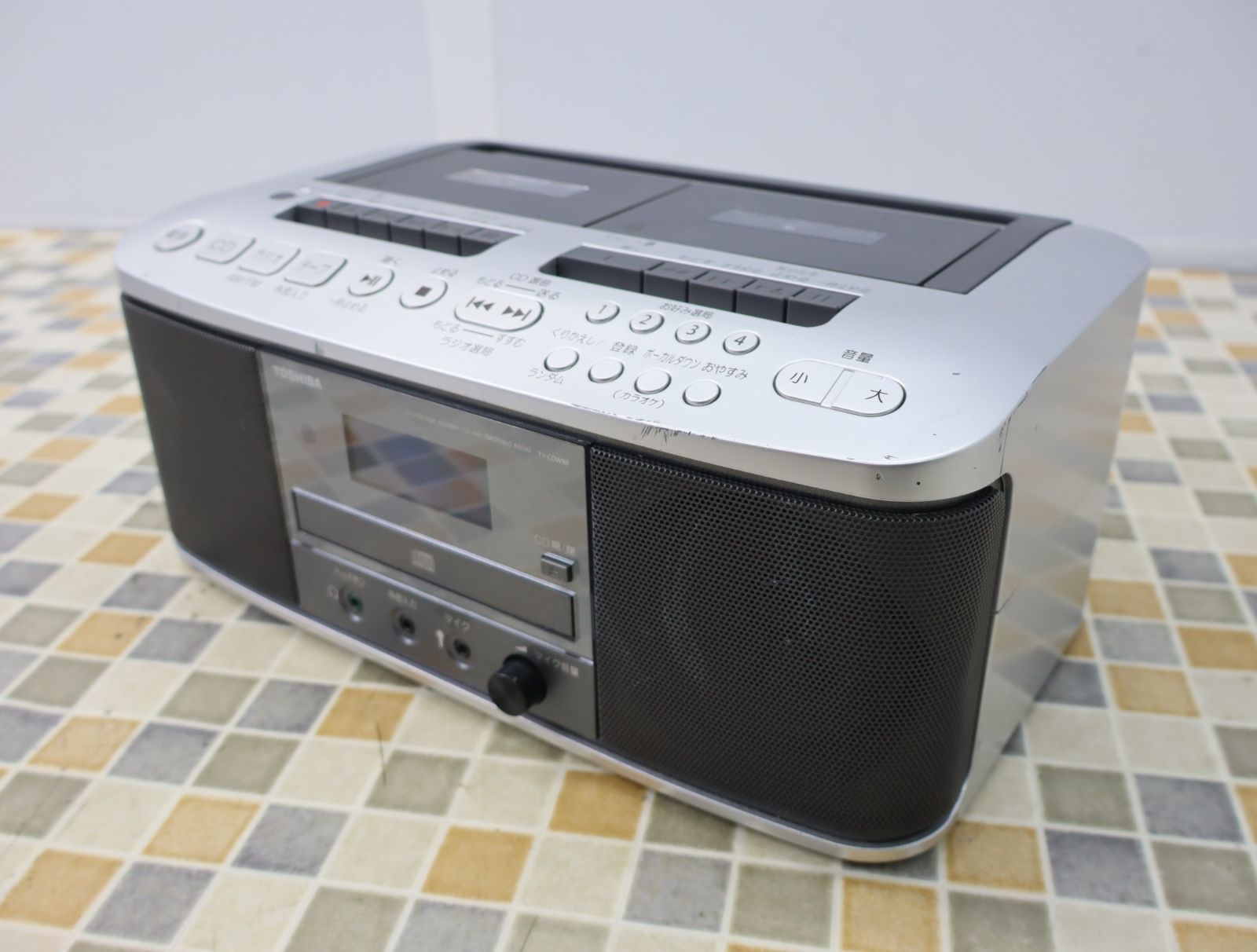 TOSHIBA CDラジオカセットレコーダー TY-CDW88 - ラジオ・コンポ