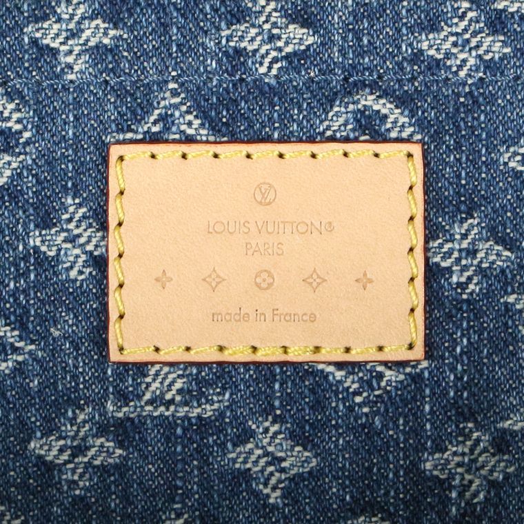 パリ直営店買付【Louis Vuitton】LV Remix パピヨン MM デニム ルイ·ヴィトン】「LV リミックス」より、モノグラム·デニム