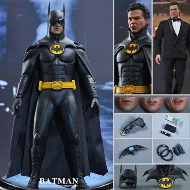 中古】フィギュア バットマン＆ブルース・ウェイン(マイケル・キートン