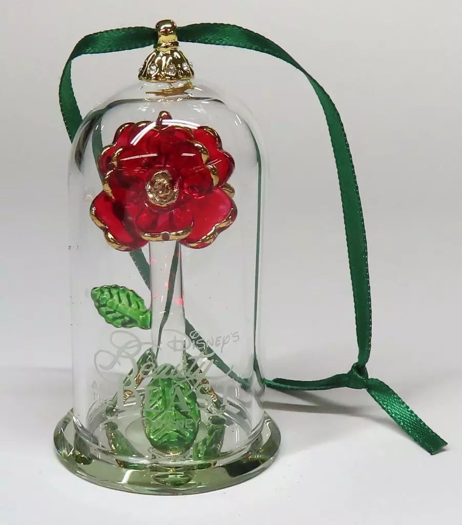 中古】雑貨 薔薇 ガラスドーム arribas brothers 「美女と野獣