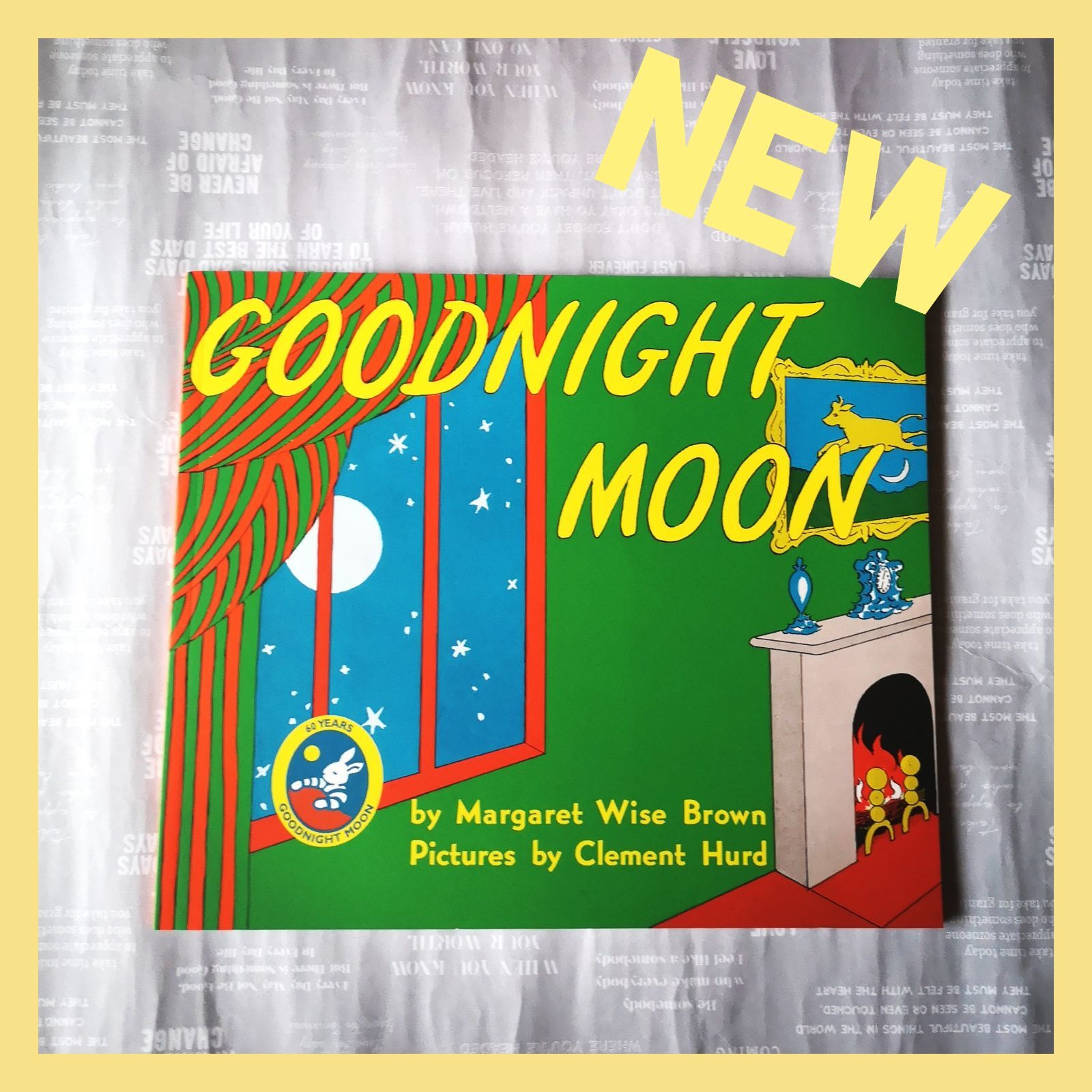 新品 英語絵本 Goodnight Moon おやすみなさい、おつきさま - メルカリ