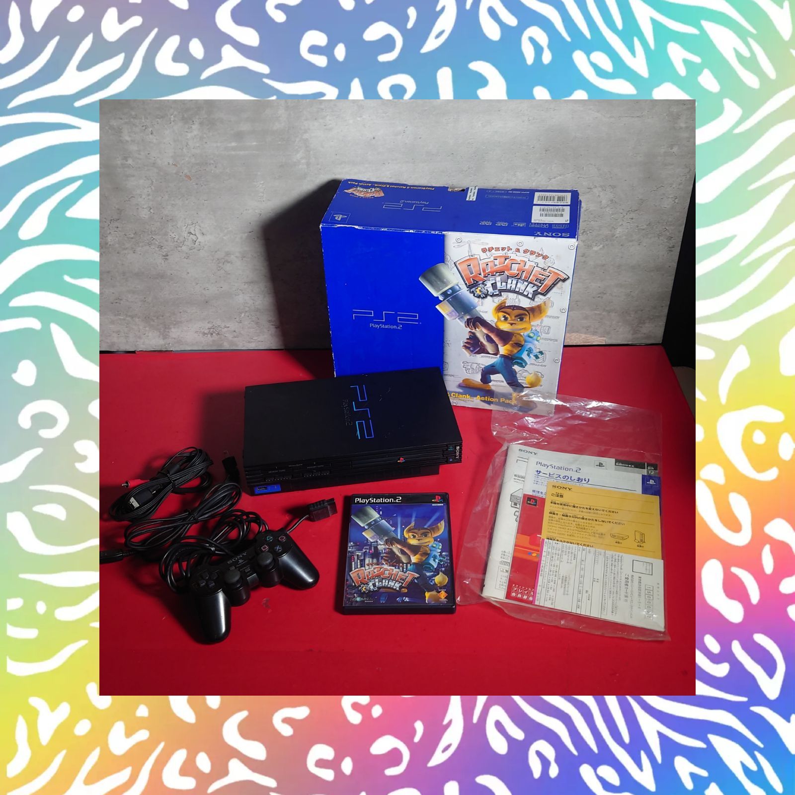 プレイステーション2本体 Ratchet ＆ Clank Action Pack PS2ハード チャレンビー ゲーム機本体