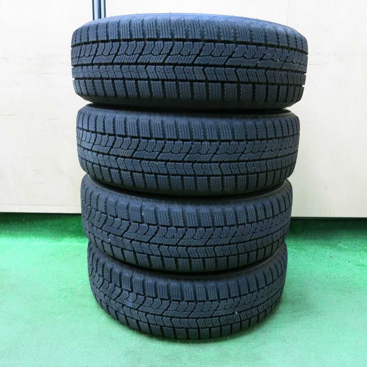 送料無料】パッソ取り外しDL WM01 165/65R14 中古4本セット