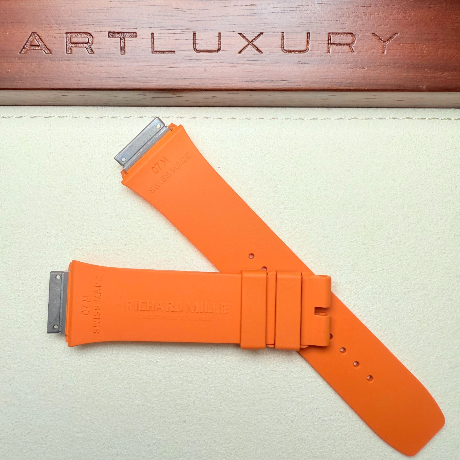 リシャールミル ラバーストラップ ベルト RM10 STRAP ORANGE M