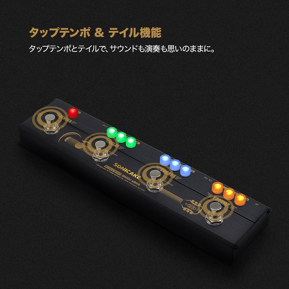 新品】【正規代理店】Sonicake Sonic ファッション Wood アコギ