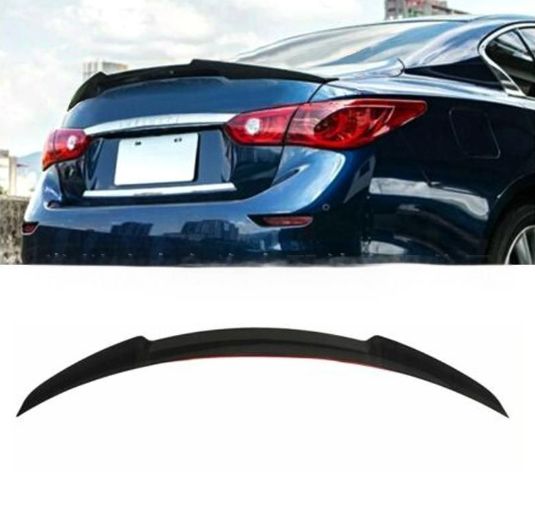 インフィニティ Q50 2014- リアスポイラー リアウィング リップスポイラー LED無し 高品質 リアビュー強化