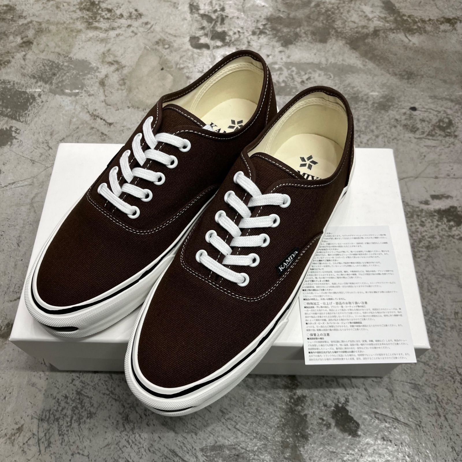 KAMIYA カミヤ スニーカー Herc ハーク Vulcanize Sneaker G11FW701