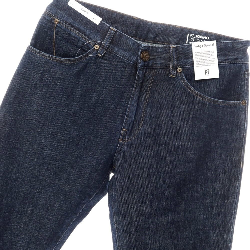 【新品】ピーティートリノ デニム PT TORINO DENIM SWING 加工 ストレッチデニムパンツ ジーンズ ネイビー【サイズ32】【メンズ】
