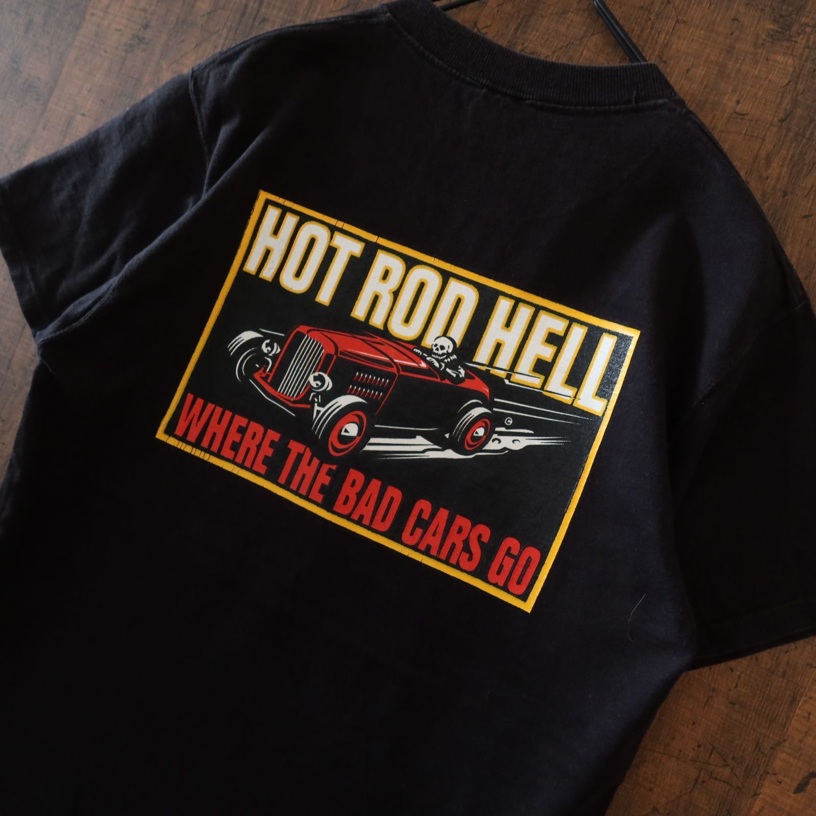00s Vintage US古着☆HOT ROD HELL 半袖Tシャツ プリント SIZE M 00s Vintage US古着☆HOT ROD HELL 半袖Tシャツ プリント SIZE M