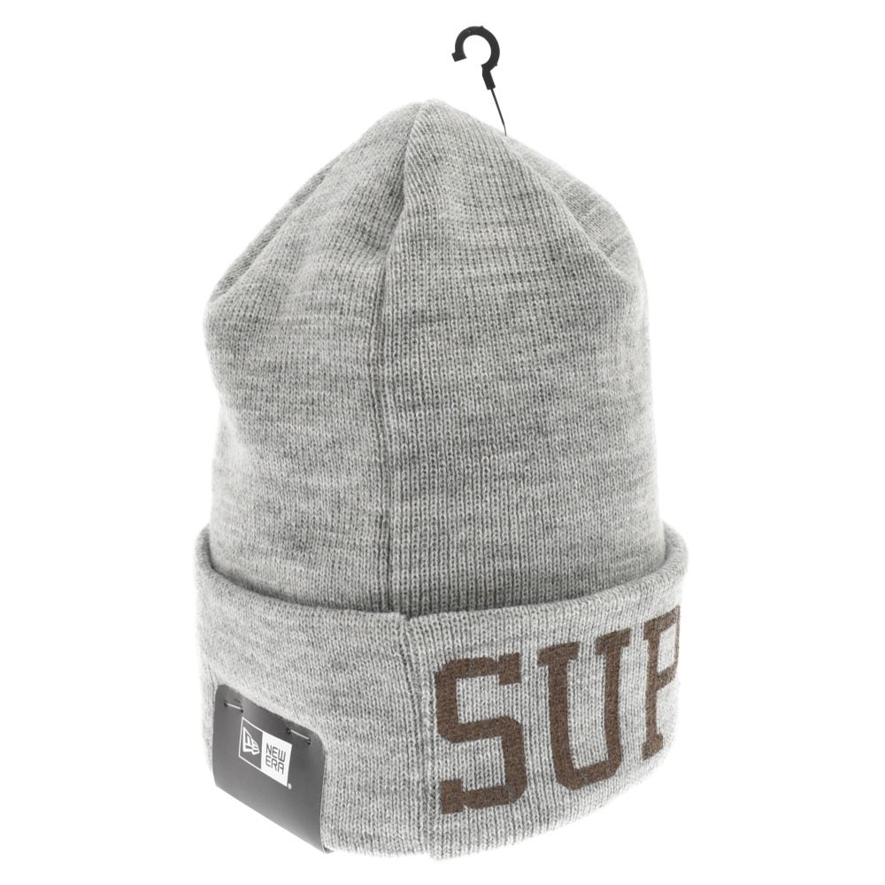 SUPREME (シュプリーム) 23AW×New Era Varsity Beanie Heather Grey