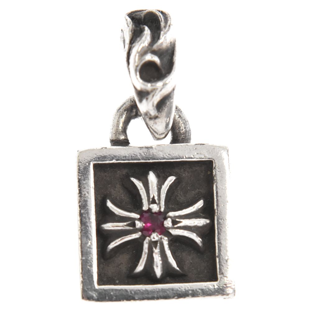 CHROME HEARTS クロムハーツ FRAMED CH PLUS 1RUBY フレームドCHプラス ...