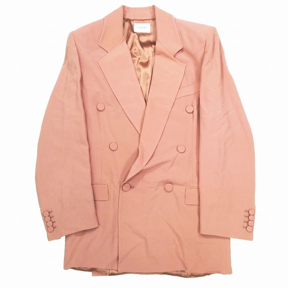 24AW SAINT LAURENT サンローラン 90年代 シルククレープ スーツ