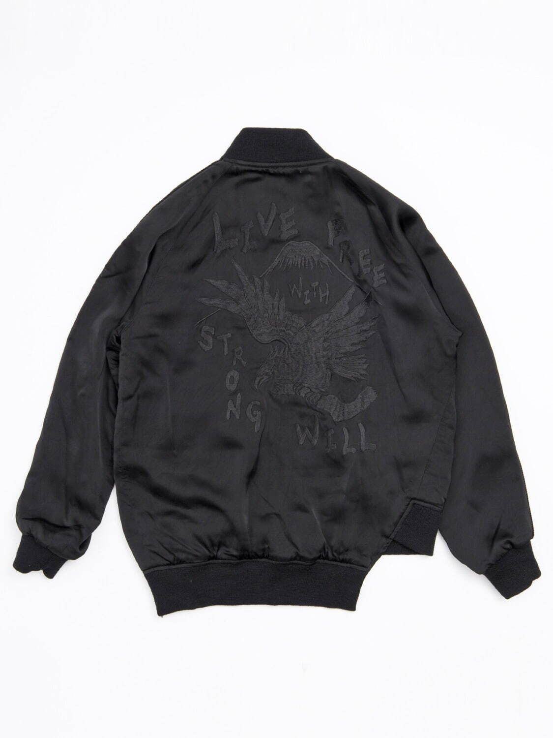 ギャルソンインフィデレスgarcons infideles スカジャン COMME des GARCONS 24aw 青山オリジナル × 港商 捻れ スカジャン 黒