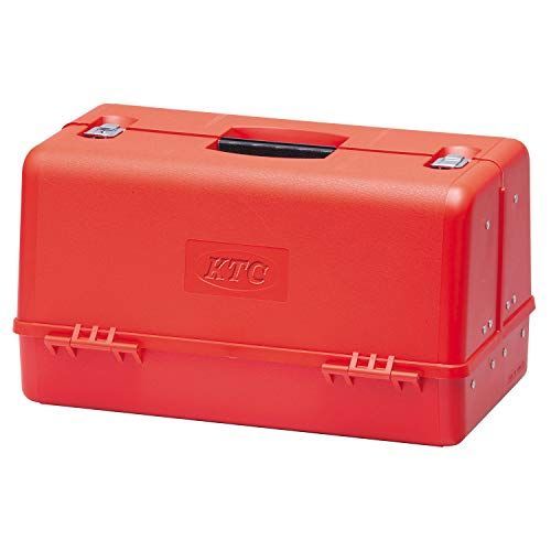 レッド_プラケース 京都機械工具(KTC) 両開きプラハードケース (すじ金いり君) SK330PM