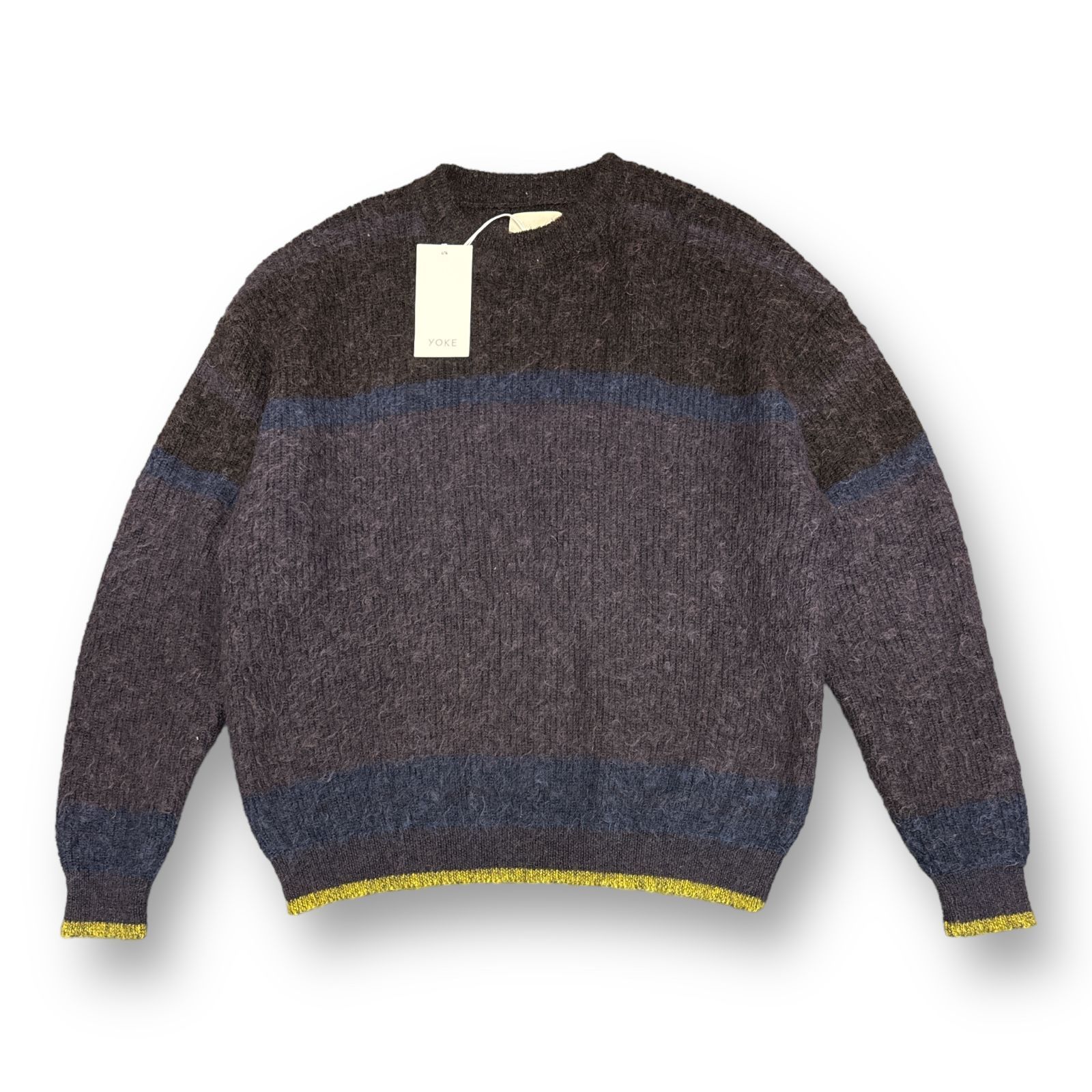 定価46200円 美品 YOKE 22AW STILL BORDER CREWNECK スティル ボーダー