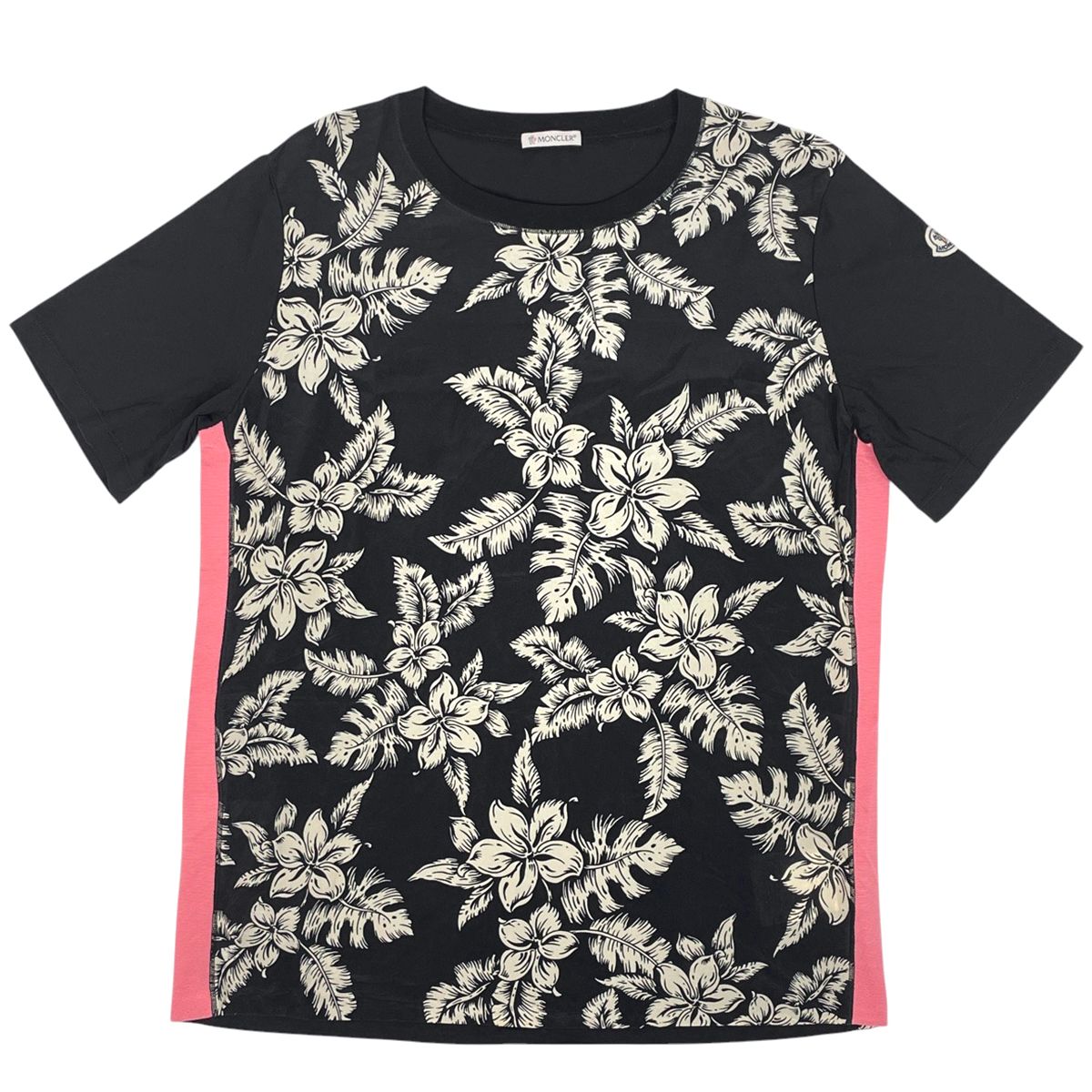 モンクレール MONCLER ロゴワッペン 半袖Tシャツ ラウンドネック 