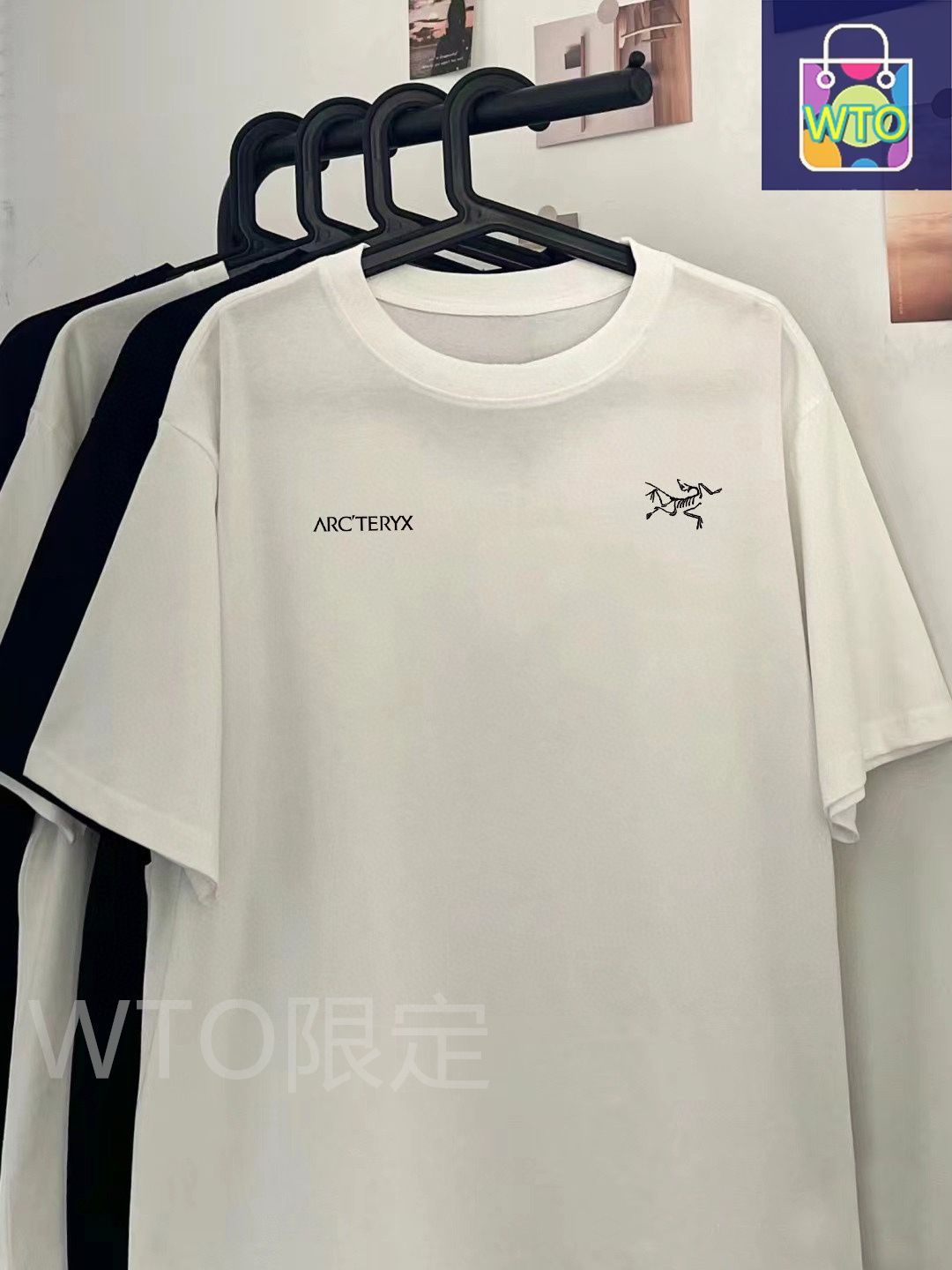  ARC TERYX アークタリクス 最新モデルのロゴアルファベットプリント 男女兼用カップル向けショートスリーブ T シャツ Tシャツ アパレル キャラクターグッズ