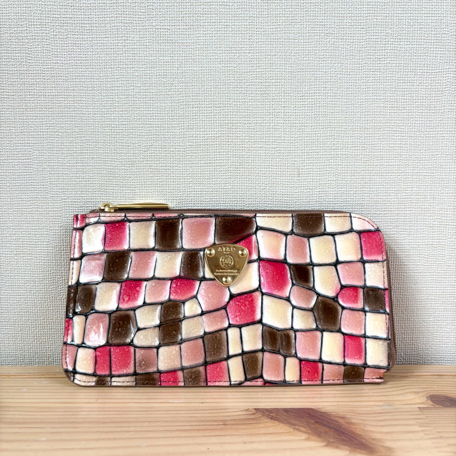 新品 ATAO limo アタオ リモ ヴィトロ 長財布 L字ファスナー