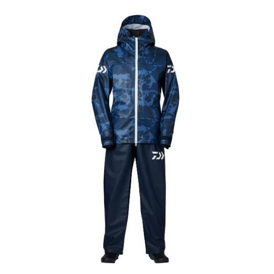 ダイワ DR-6023 PUオーシャンライトレインスーツ ネイビーカモ M