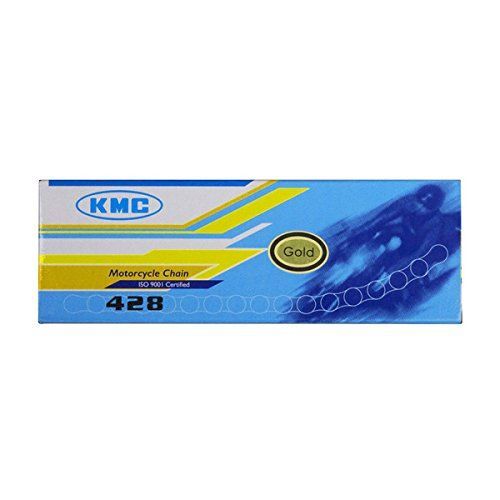 【特価商品】911105 CB125T XR100 クリップ式 ノンシール リンク数120 428-120L ゴールドドライブチェーン ケイエムシー(KMC)