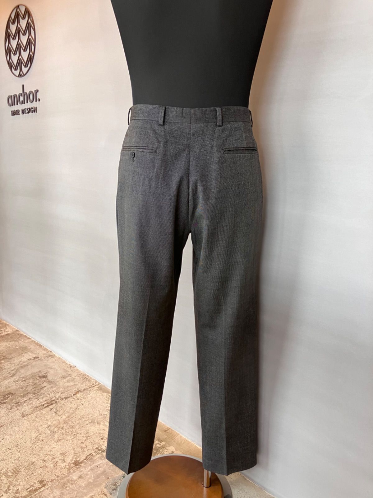 Brooks ブルックスブラザーズ ツータックスラックス グレー USA製