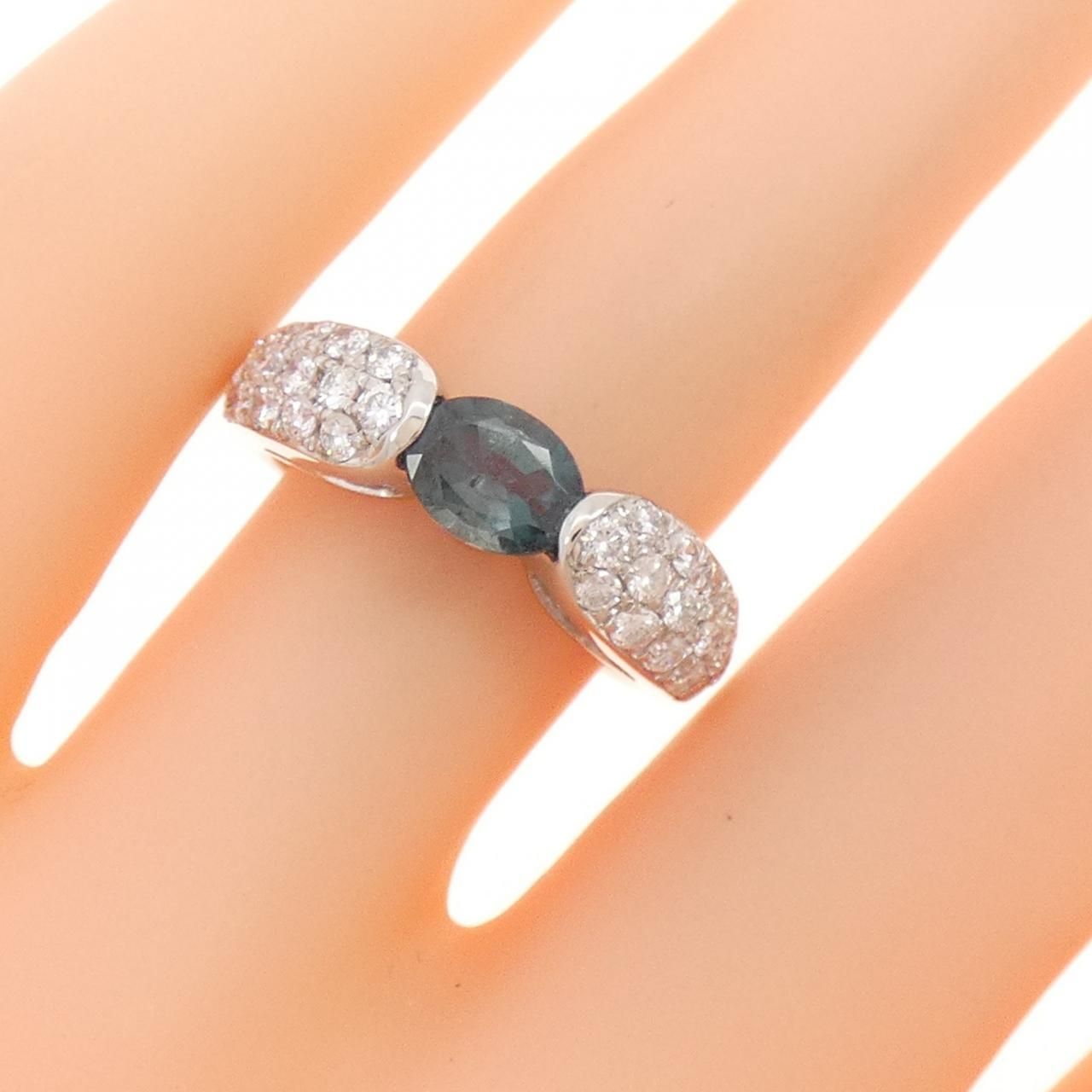 PT900 アレキサンドライト リング 0.73CT - メルカリ 
