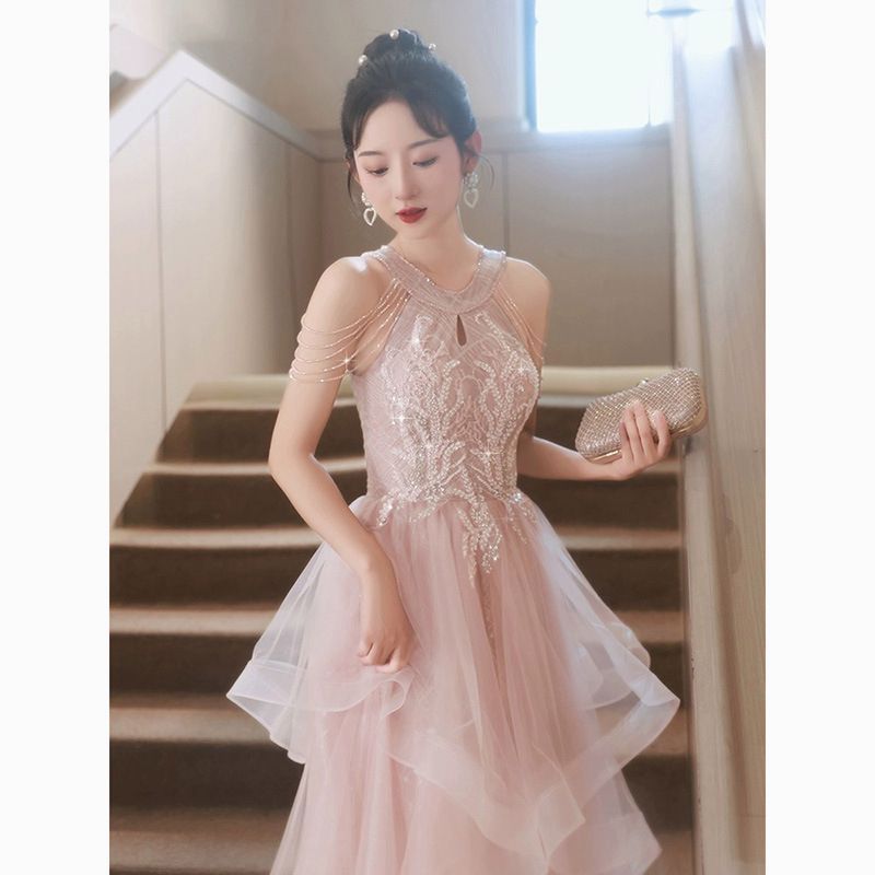 ロングドレスお誕生日披露宴ドレス卒業式ピアノ発表会結婚式フォーマルお呼ばれブライズメイドパーティードレスドレス演花嫁