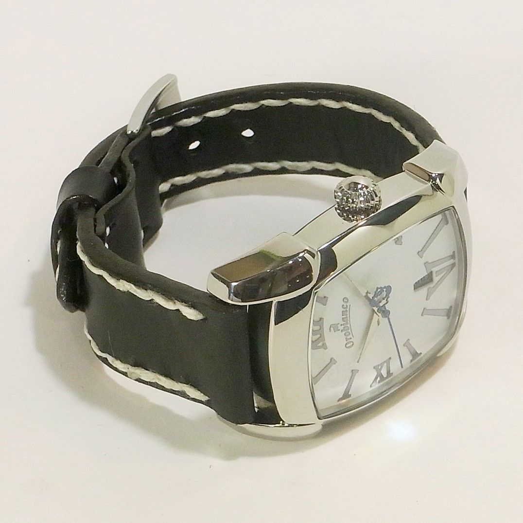 美品 稼働品 オロビアンコ レッタンゴラ クオーツ 腕時計 OR