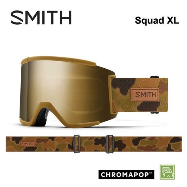 スミス スノーゴーグル SMITH SQUAD XL Coyote Pow Hunter CP Sun