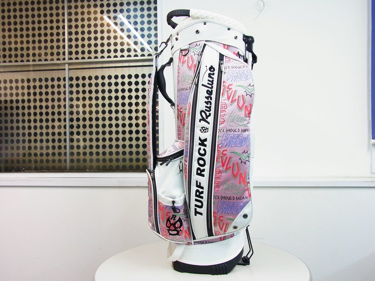 ラッセルノ グラフィティキャディバッグ 限定品☆RUSSELUNO ラッセルノ☆GRAFFITI CADDIE BAG スタンド式