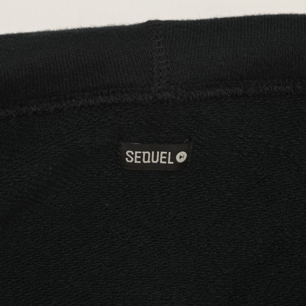 SEQUEL×fragmentdesign】SQ-22SS-HD-01 ZIP HOODIE BLACKジップアップ 
