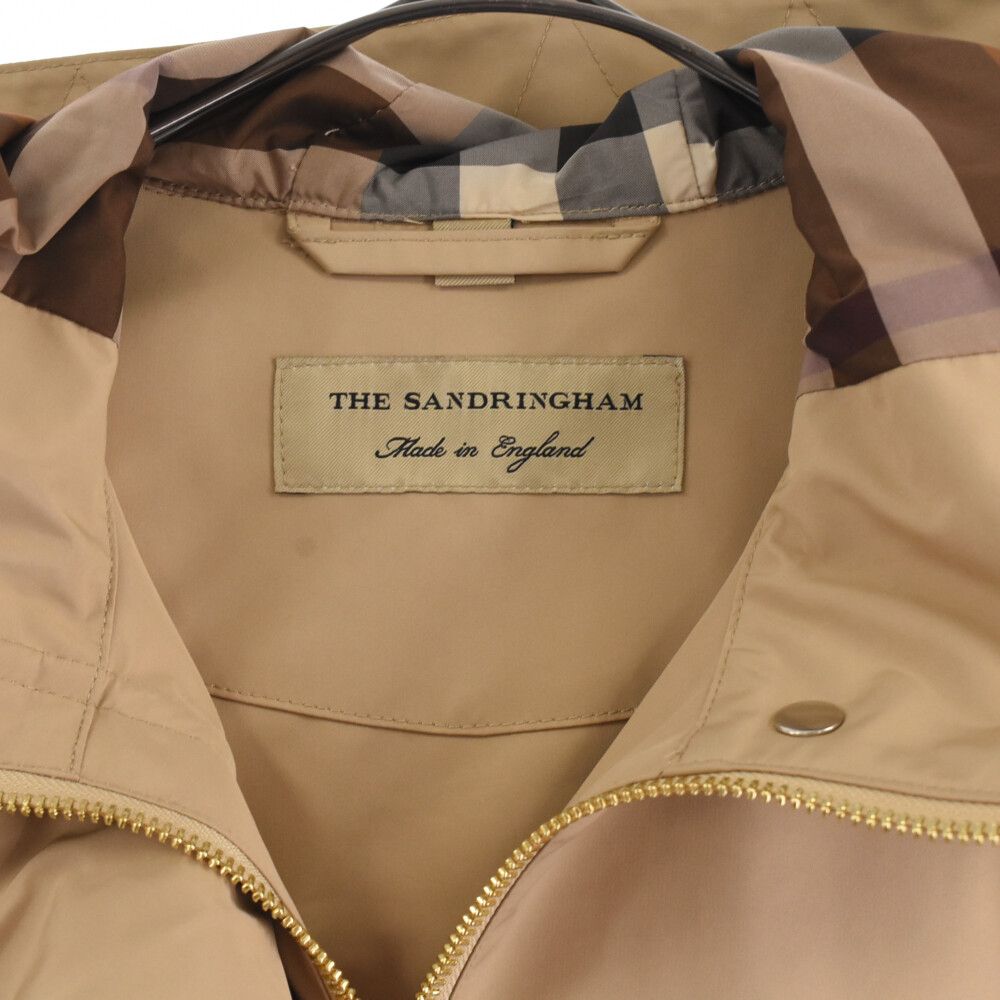 BURBERRY (バーバリー) THE SANDRINGHAM フード裏地チェックジップ